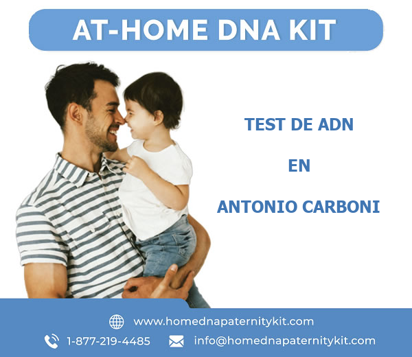 Test de ADN en Antonio Carboni